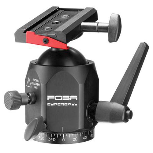 Foba Superball Ballhead with Independent Panning Lock & Quick Release - Supports 32.00 lb, Foba, Superball, Ballhead, with, Independent, Panning, Lock, &, Quick, Release, Supports, 32.00, lb