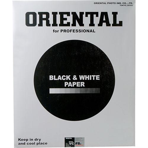 Oriental Seagull Select VC-FB Warm Tone Black & White Variable Contrast Double Weight Smooth Glossy Paper 8 x 10" 25 Sheets