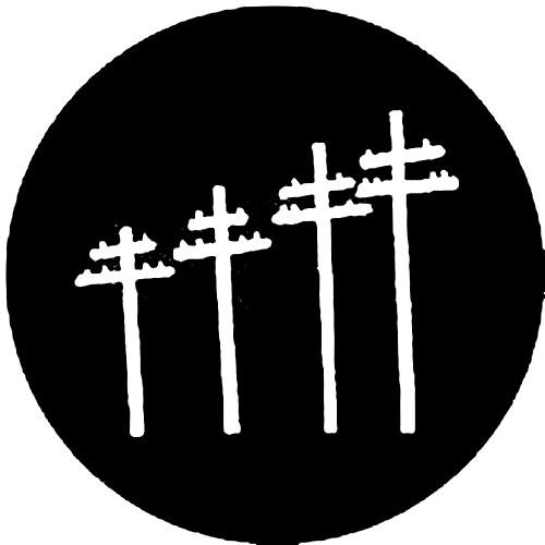 Rosco Standard Steel Gobo #7068 - Telephone Lines