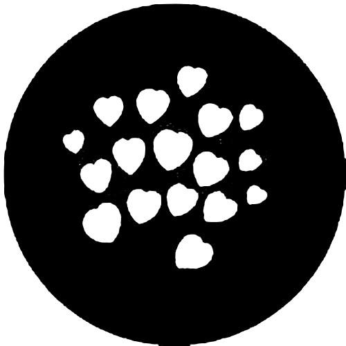 Rosco Standard Steel Gobo #7093 - Hearts
