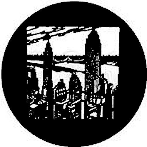 Rosco Standard Steel Gobo #7203 - New York