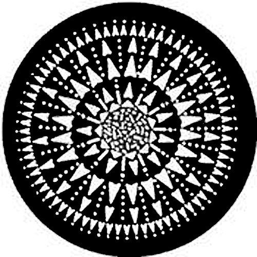 Rosco Standard Steel Gobo #7231 - Kaleidoscope