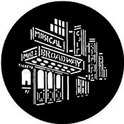Rosco Standard Steel Gobo #7308 - Broadway 1