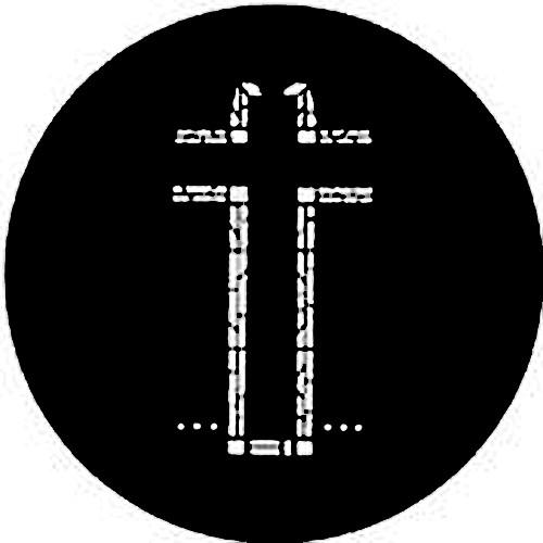 Rosco Standard Steel Gobo #73614 - Stained Glass Comp