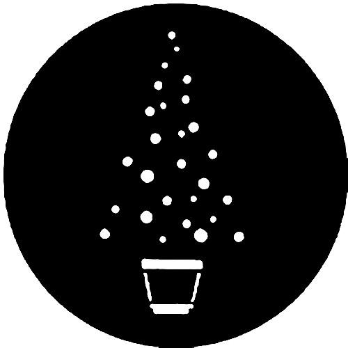 Rosco Standard Steel Gobo #7363 - Christmas Tree A