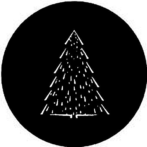 Rosco Standard Steel Gobo #7363 - Christmas Tree C