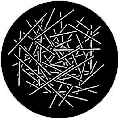 Rosco Standard Steel Gobo #7421 - Wrectlinear - Size M 66mm