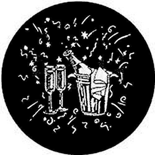 Rosco Standard Steel Gobo #7430 - Champagne