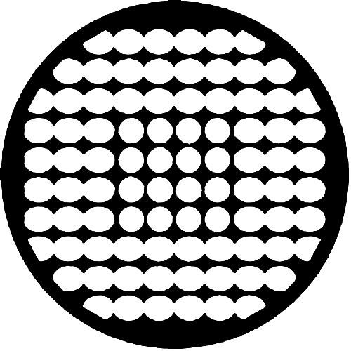 Rosco Standard Steel Gobo #7522 - Geometrics 8