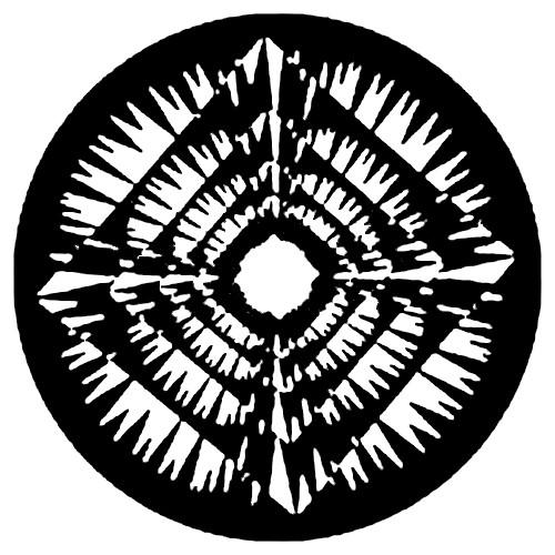 Rosco Standard Steel Gobo #7615 - Jagged Squares - Size A 100mm