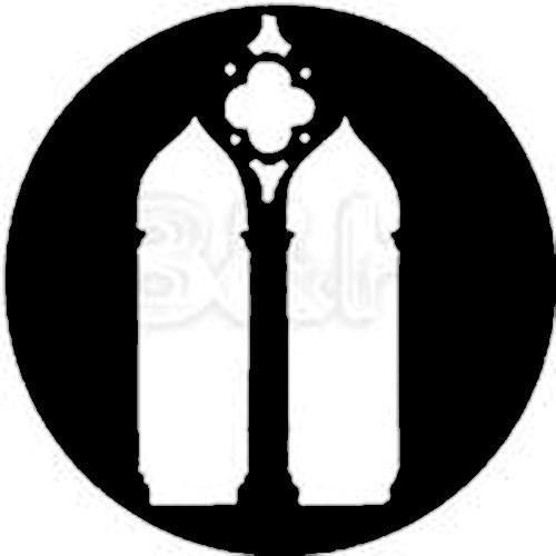 Rosco Standard Steel Gobo #7705 - Church Windows