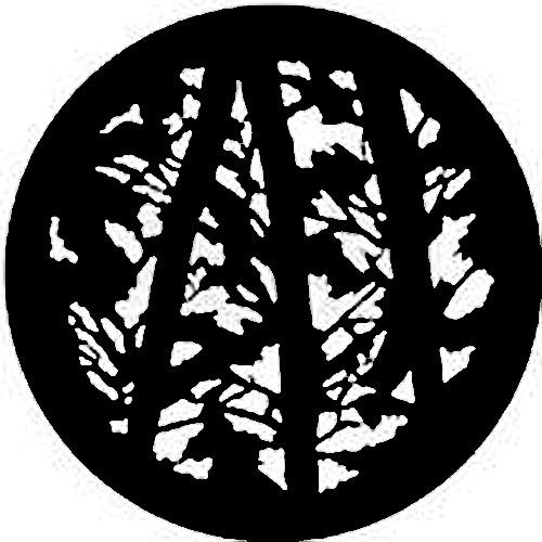 Rosco Standard Steel Gobo #7734 - Pine Trees