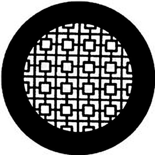 Rosco Standard Steel Gobo #7740 - Chinese Screen - Size B 86mm