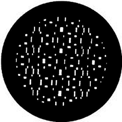 Rosco Standard Steel Gobo #7743 - Urban Breakup