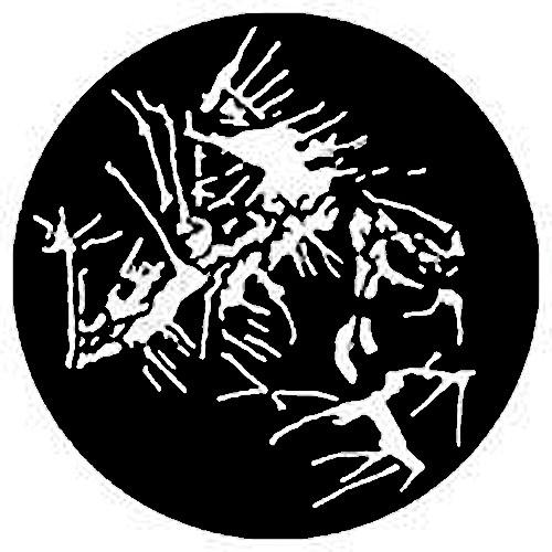 Rosco Standard Steel Gobo #7790 - Paint Splatter