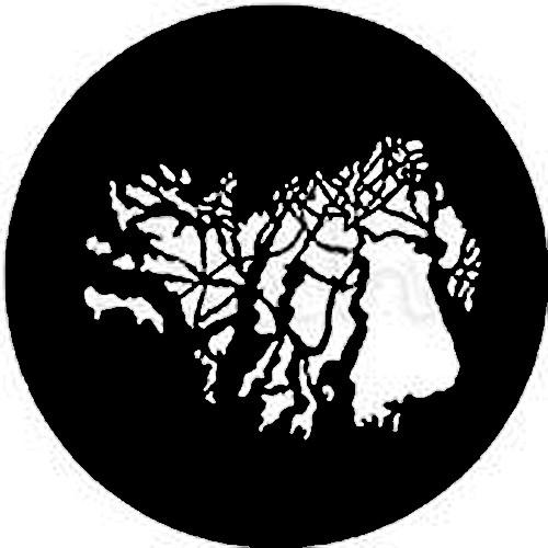 Rosco Standard Steel Gobo #7793 - Forest Stage Right