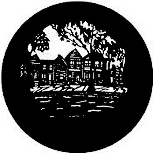 Rosco Standard Steel Gobo #7796 - Suburbia