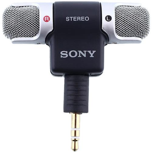 Sony ECM-DS70P Portable Stereo Condenser Microphone for Devices with 3.5mm Stereo Input Jacks