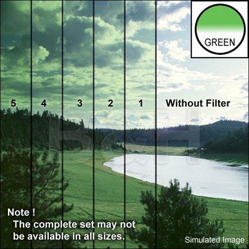 Tiffen 5 x 6" 2 Green Hard-Edge Graduated Filter