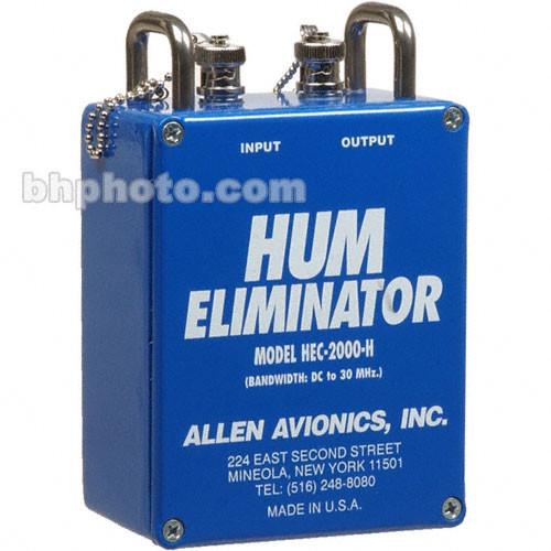 Allen Avionics HEC-2000H Video Hum Eliminator, Video Noise and Hum Eliminator, One I O, 75 ohms, Metal Housing