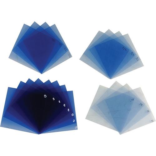 Dedolight 20-Piece Mixed Blue Filter Set