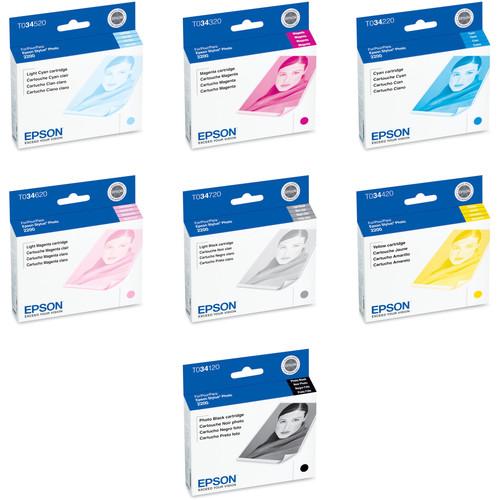 Epson 7 Ink Cartridge Set for Stylus Photo 2200