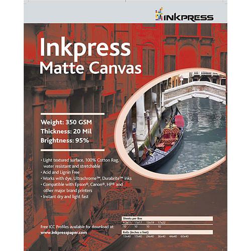 Inkpress Media Matte Canvas - 8.5 x 11"