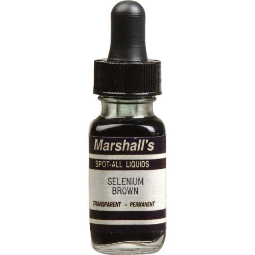 Marshall Retouching Spot-All Retouch Dye for Black & White Prints - Selenium Brown, 1 2 Oz.