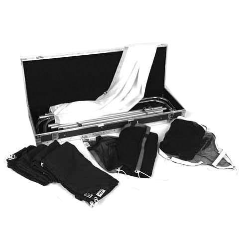 Matthews Butterfly Survival Kit - includes: Break-a-Part Frame, Single, Double Scrims, Solid Black, Artificial Silk, Kit Case - 6 x 6