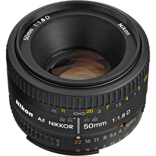Nikon AF NIKKOR 50mm f 1.8D Lens
