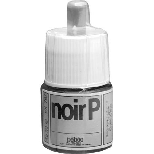 Pebeo Black P Opaque Masking for Polyester Film - 45ml