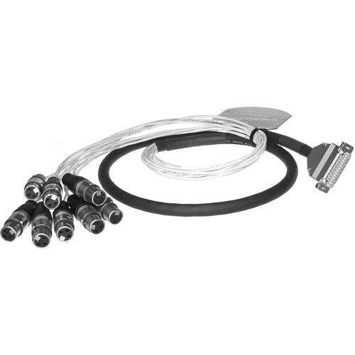 Pro Co Sound Analog Multi Track Recording Cable for Tascam DA88 & Comaptible Mixers, D-Sub DB25 to 8x XLR Female - 5