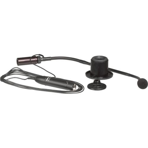 Shure MX412SES - 12" Super-Cardioid Gooseneck Microphone with Flange Mount and 10 foot Side Exit Cable