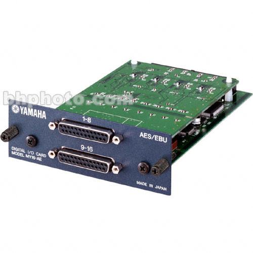Yamaha MY16AE 16 Channel AES EBU Interface Card with DB25 Connectors for Yamaha 02R96 and DM Series Consoles