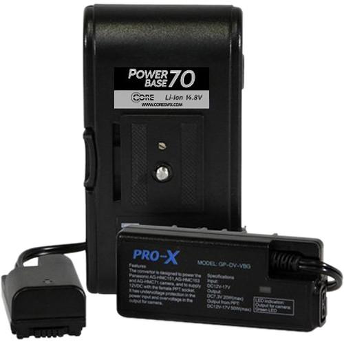 Core SWX PowerBase 70 Battery for Panasonic AF100 & HMC Cameras