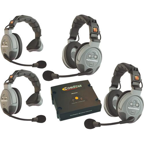 Eartec COMSTAR XT 4-User Full Duplex Wireless Intercom System