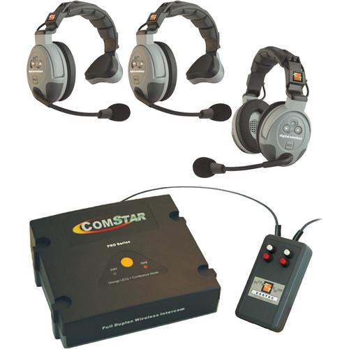 Eartec XT-Plus Com-Center with Interface and 3 COMSTAR Headsets