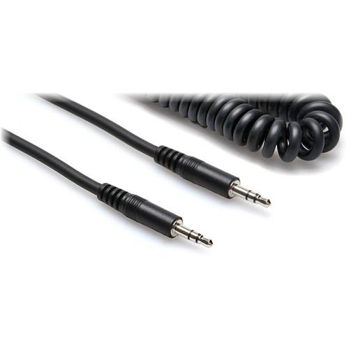 Hosa Technology CMM-105C 3.5mm Male to 3.5mm Male Coiled Cable