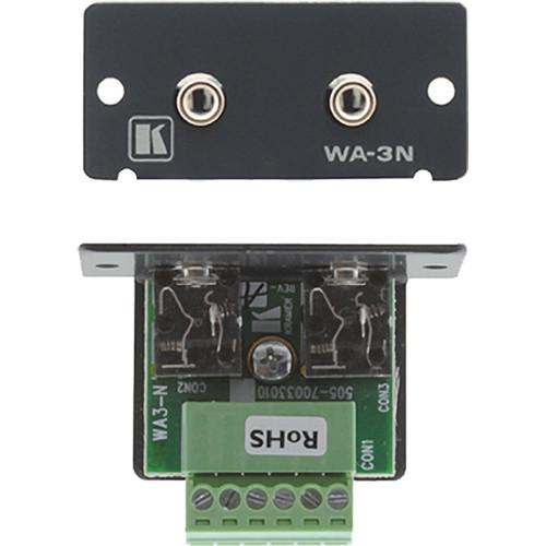 Kramer WA-3N Dual 3.5mm Stereo Audio Wall Plate Insert