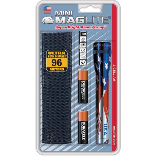 Maglite Mini Maglite 2-Cell AA Flashlight with Holster