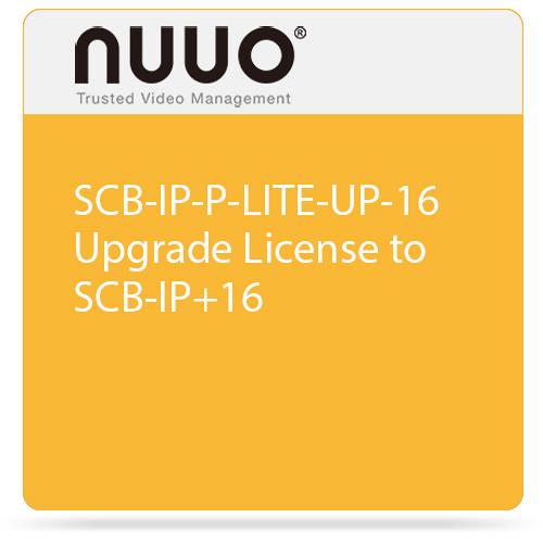 NUUO SCB-IP-P-LITE-UP-16 Upgrade License to SCB-IP 16