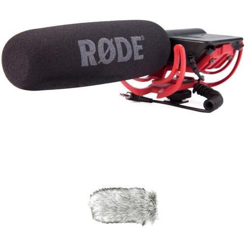 Rode VideoMic Camera Mounted Shotgun Mic & Dead Cat Wind Muff Kit