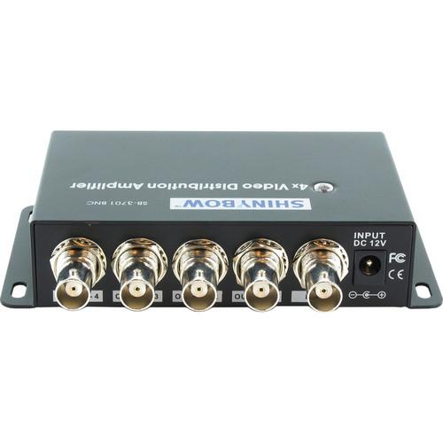 Shinybow 1 x 4 Composite Video Distribution Amplifier