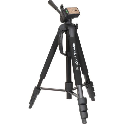 Sunpak Ultra 7000TM Tri-Monopod with 3-Way, Pan-and-Tilt Head