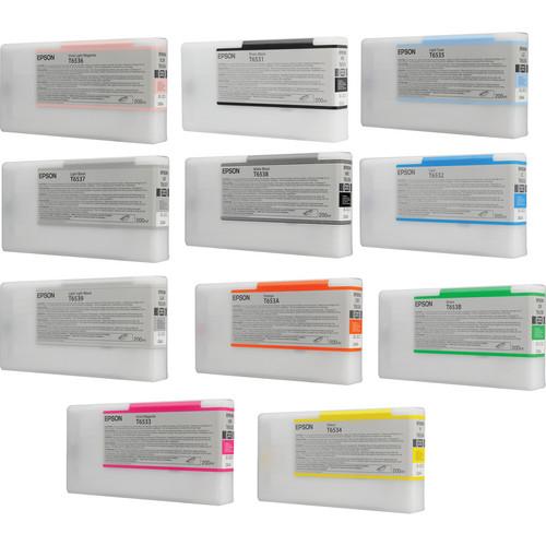 Epson UltraChrome HDR 11-Cartridge Ink Set for Stylus Pro 4900 Series Printers