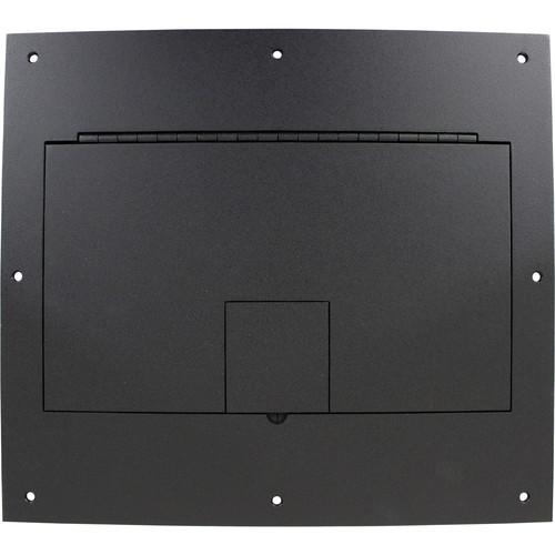 FSR FL-600P-BLK-C With Hinged Door in Black Sandtex