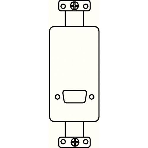 FSR SS-P1DB-WHT Decora Insert with D-Sub Hole