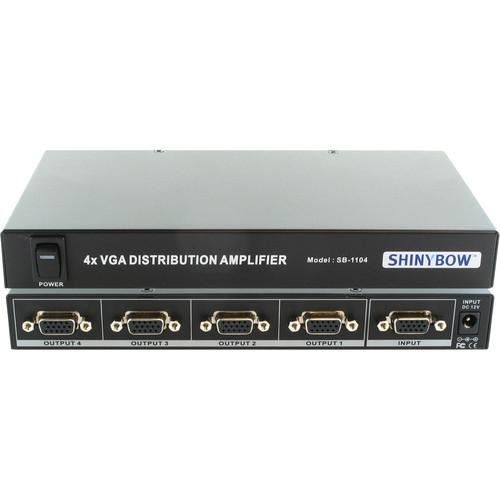 Shinybow 1x4 VGA Splitter Amplifier