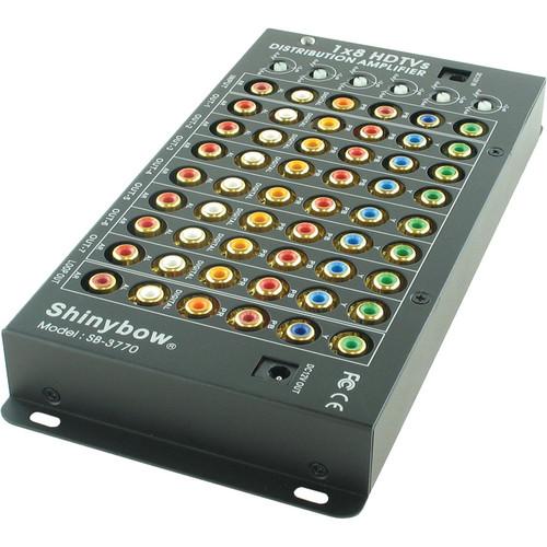 Shinybow SB-3770 1 x 8 Component Video & Digital Audio Distribution Amplifier