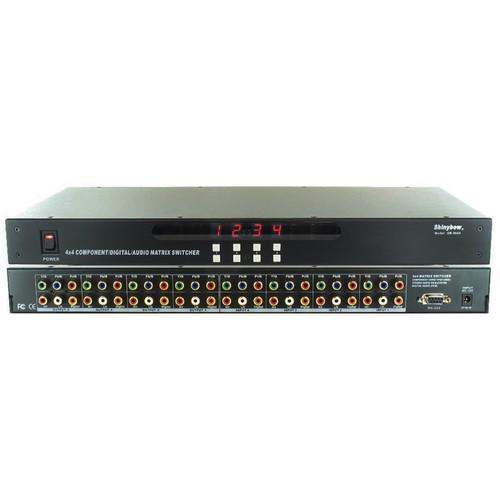 Shinybow SB-5644 4 x 4 HDTV Component Digital Audio Matrix Routing Switcher